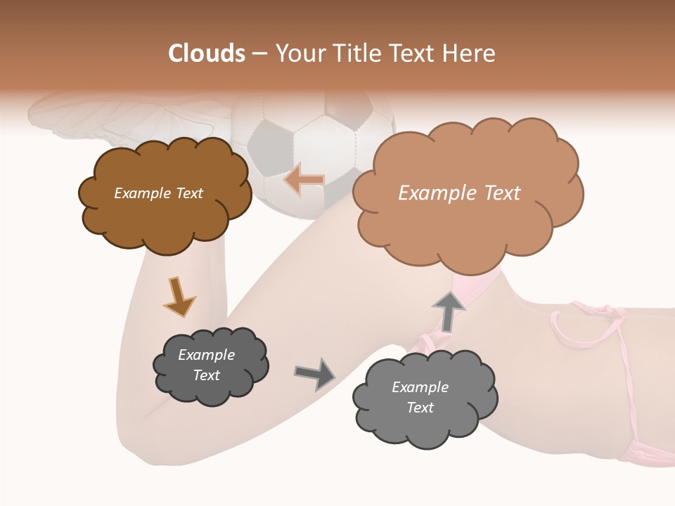 Butt Fit Soccer PowerPoint Template
