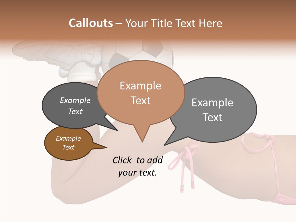 Butt Fit Soccer PowerPoint Template