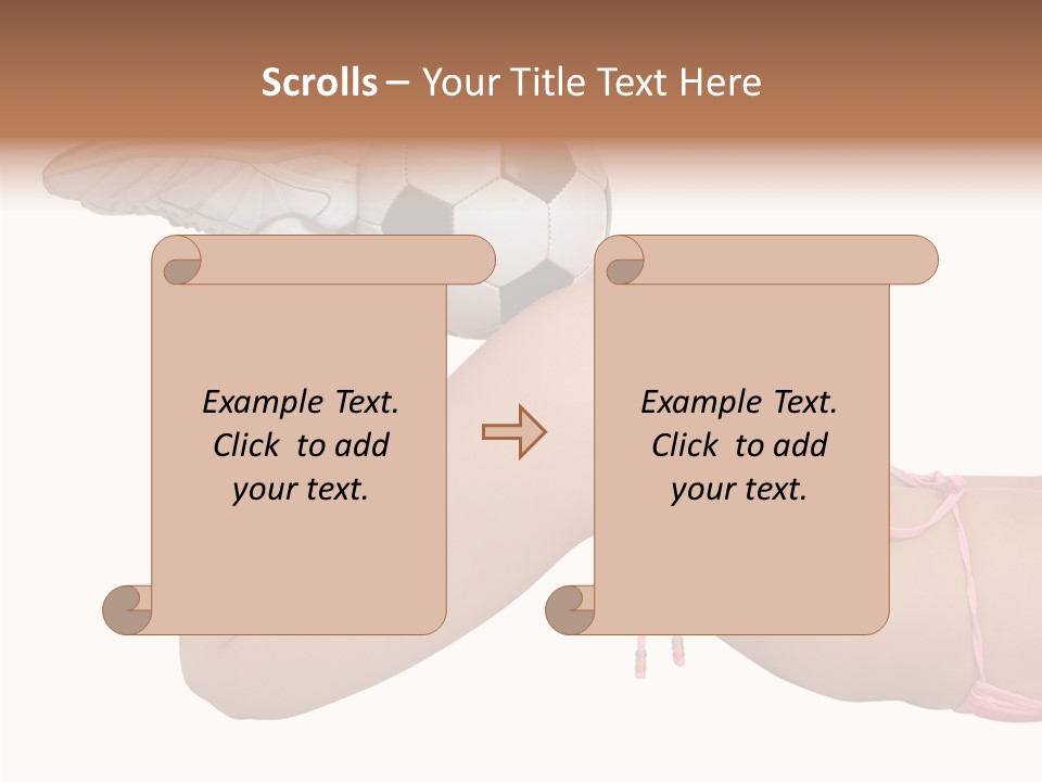 Butt Fit Soccer PowerPoint Template
