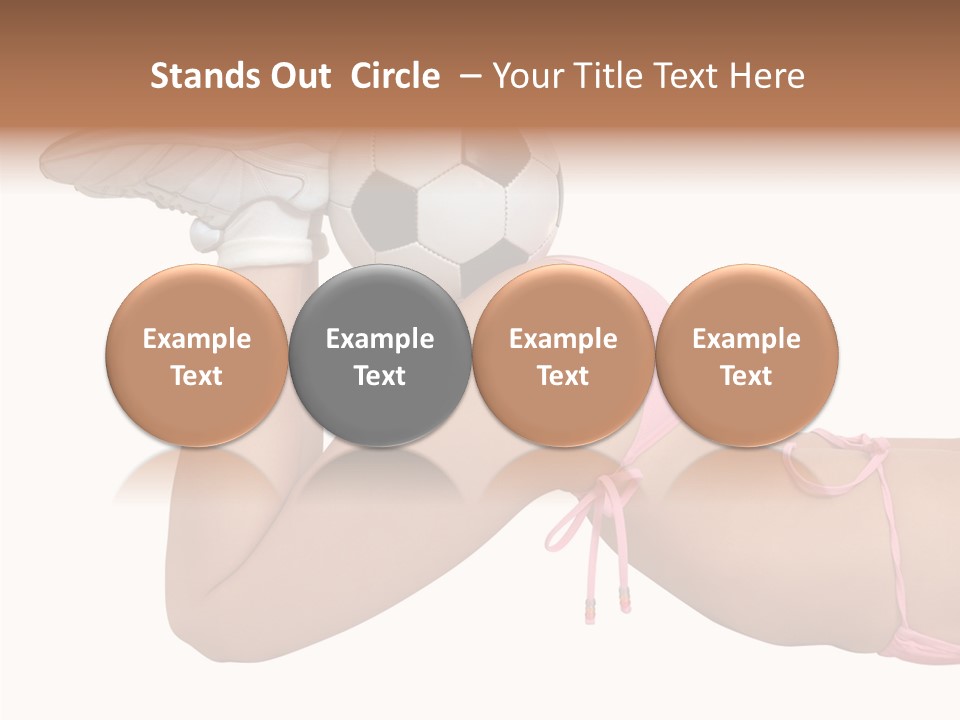 Butt Fit Soccer PowerPoint Template