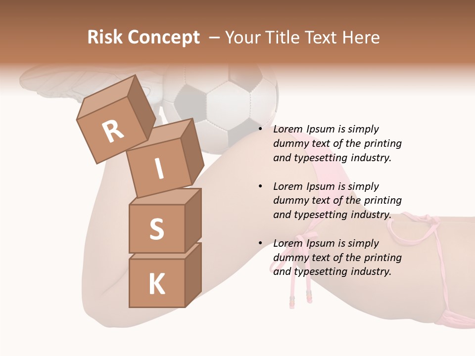 Butt Fit Soccer PowerPoint Template