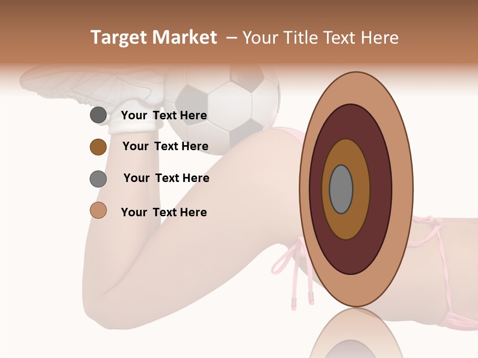 Butt Fit Soccer PowerPoint Template