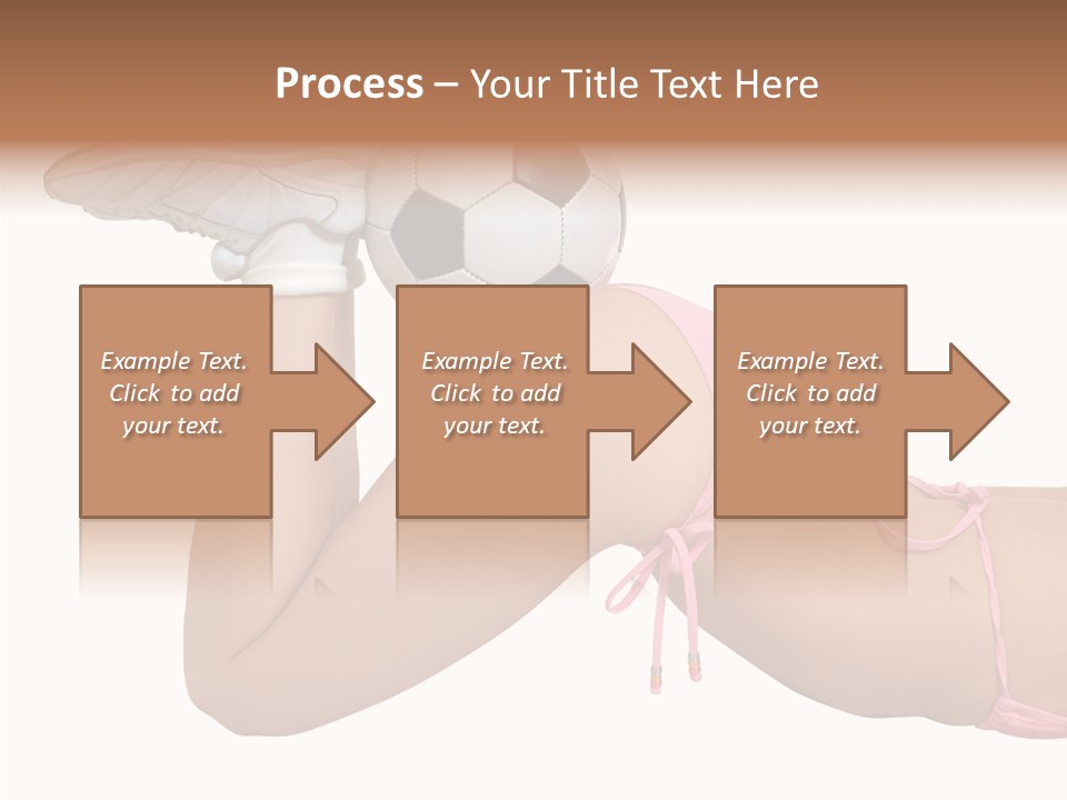 Butt Fit Soccer PowerPoint Template