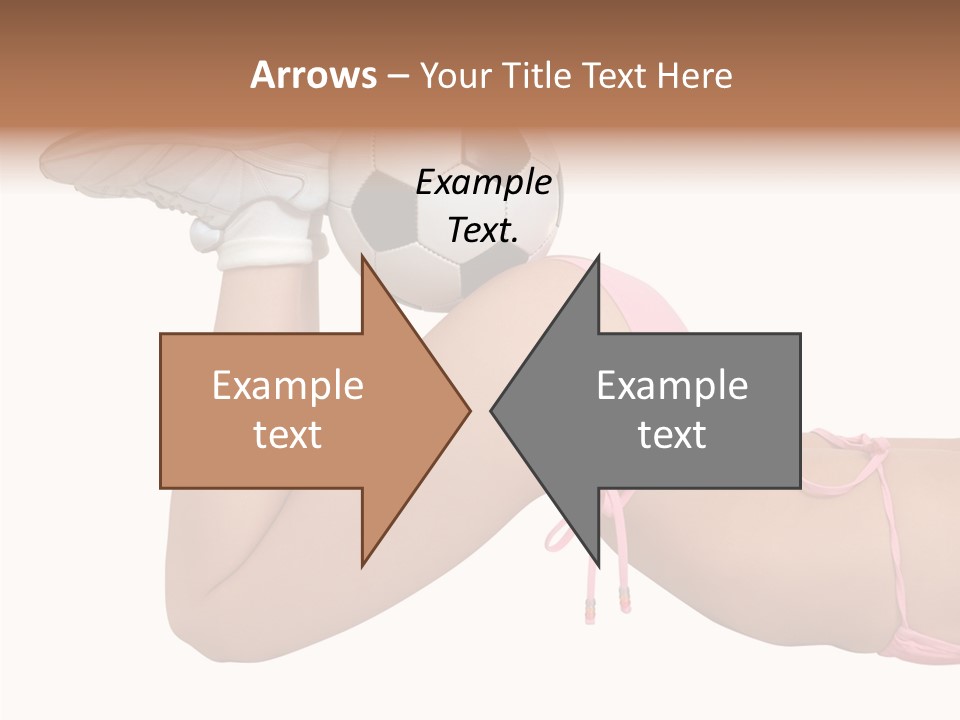 Butt Fit Soccer PowerPoint Template