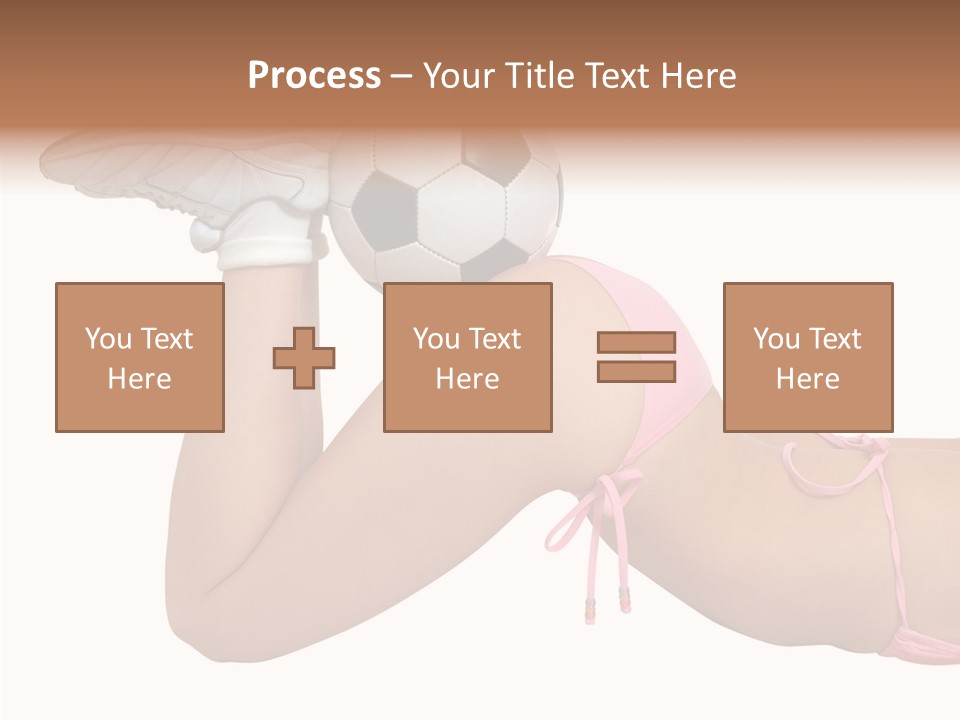 Butt Fit Soccer PowerPoint Template