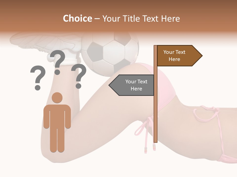 Butt Fit Soccer PowerPoint Template