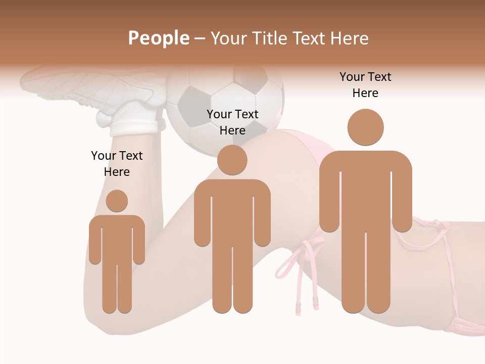 Butt Fit Soccer PowerPoint Template