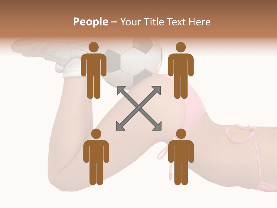 Butt Fit Soccer PowerPoint Template