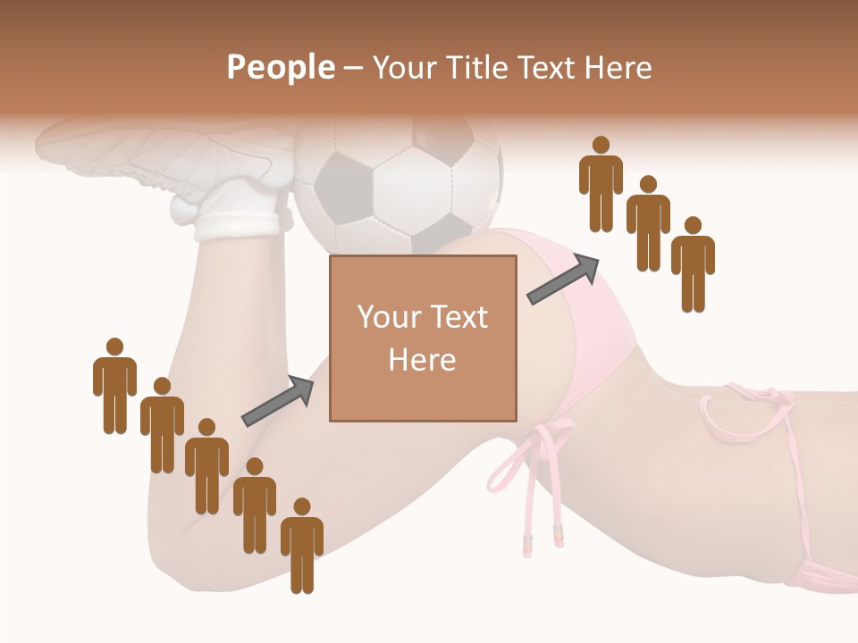 Butt Fit Soccer PowerPoint Template