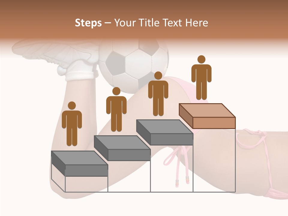 Butt Fit Soccer PowerPoint Template