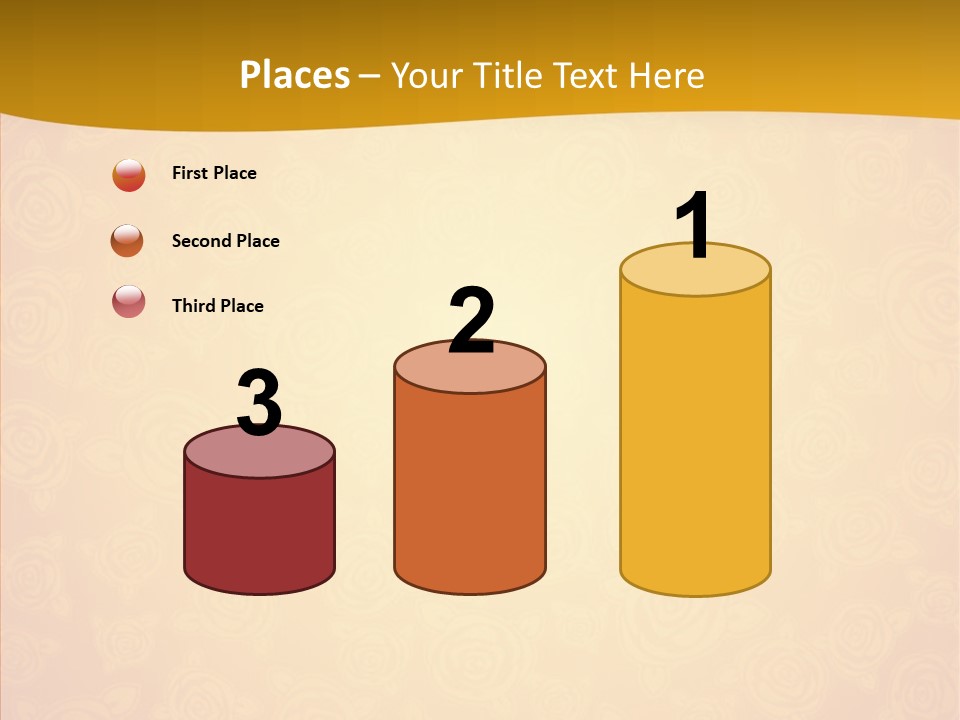 Decorative Wallpaper Invitation PowerPoint Template