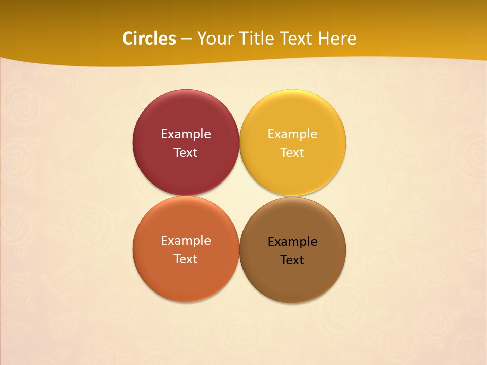 Decorative Wallpaper Invitation PowerPoint Template