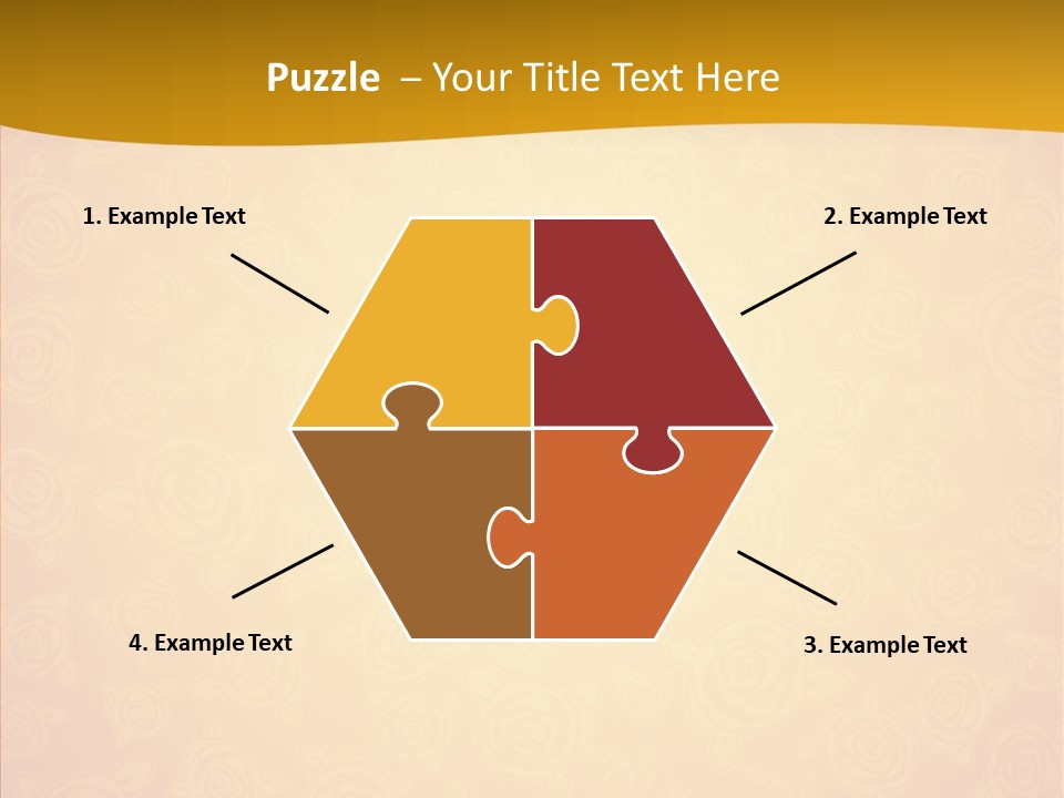 Decorative Wallpaper Invitation PowerPoint Template