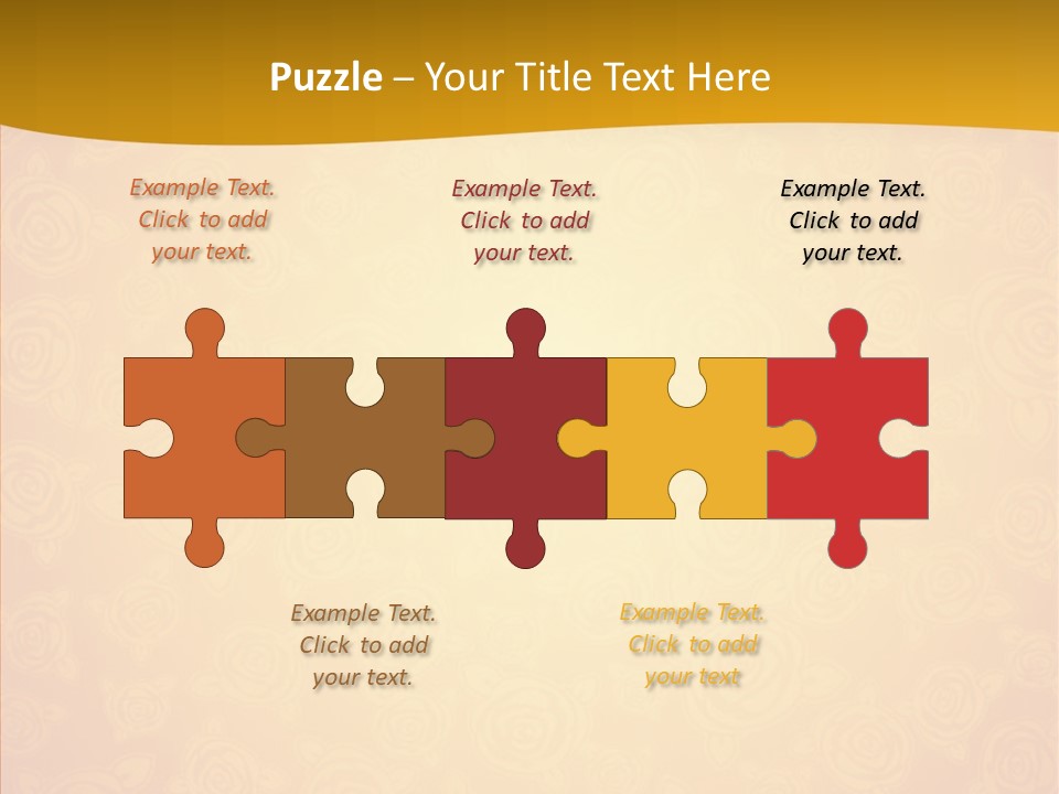 Decorative Wallpaper Invitation PowerPoint Template