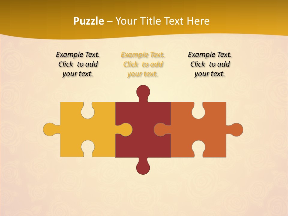 Decorative Wallpaper Invitation PowerPoint Template