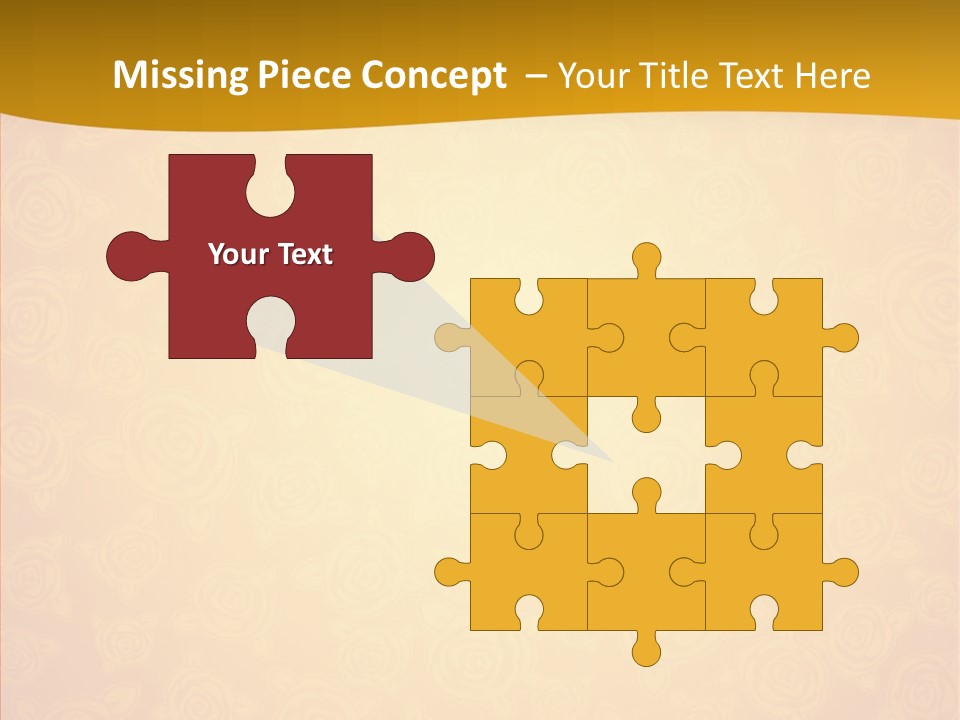 Decorative Wallpaper Invitation PowerPoint Template