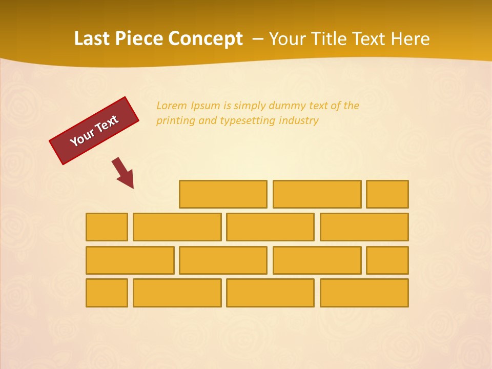 Decorative Wallpaper Invitation PowerPoint Template