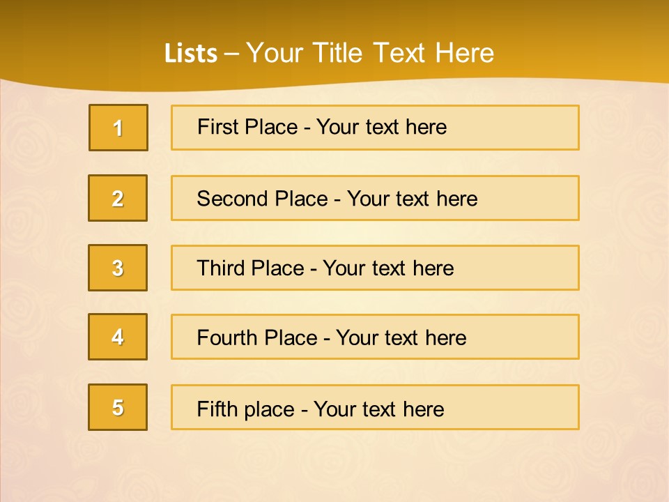 Decorative Wallpaper Invitation PowerPoint Template