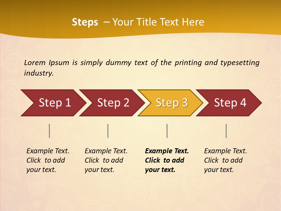 Decorative Wallpaper Invitation PowerPoint Template
