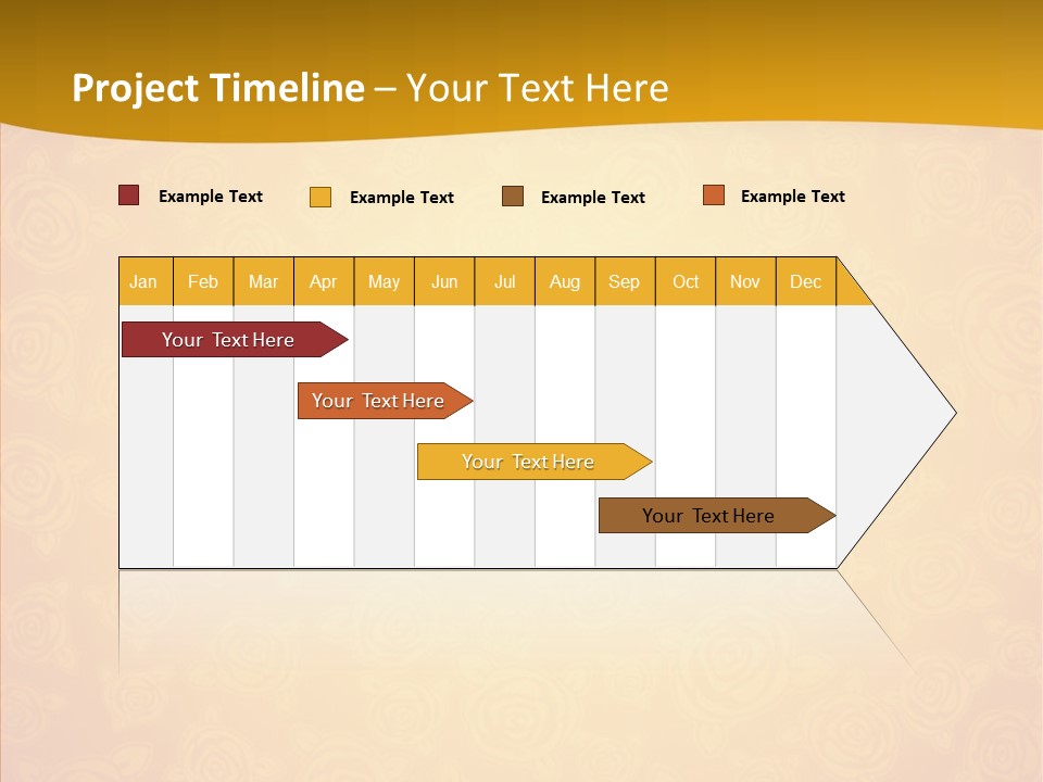 Decorative Wallpaper Invitation PowerPoint Template