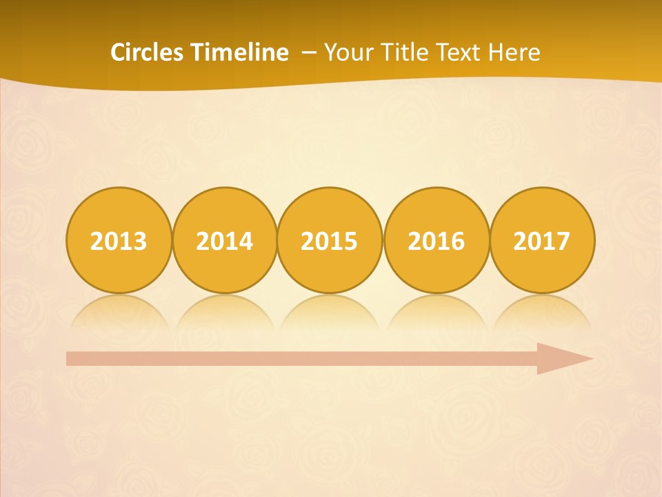 Decorative Wallpaper Invitation PowerPoint Template