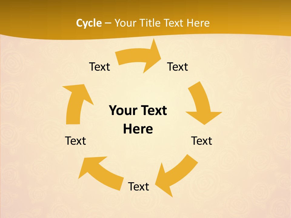 Decorative Wallpaper Invitation PowerPoint Template