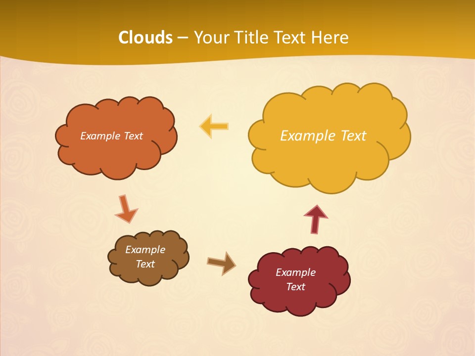 Decorative Wallpaper Invitation PowerPoint Template