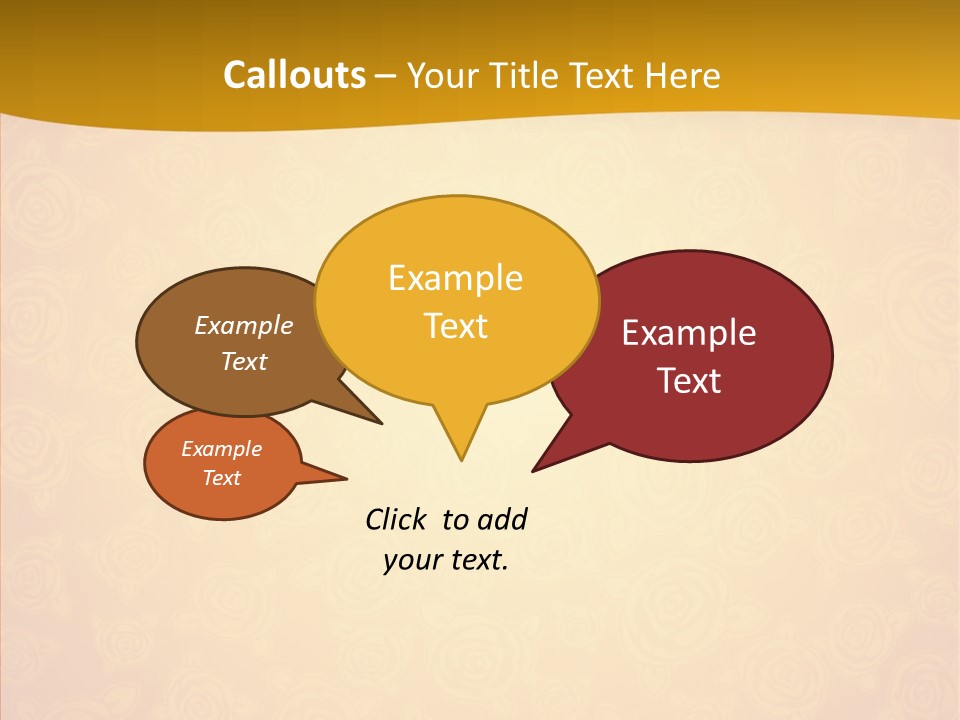 Decorative Wallpaper Invitation PowerPoint Template