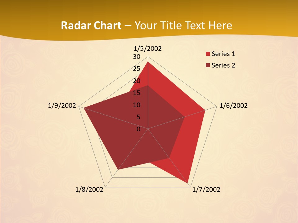 Decorative Wallpaper Invitation PowerPoint Template