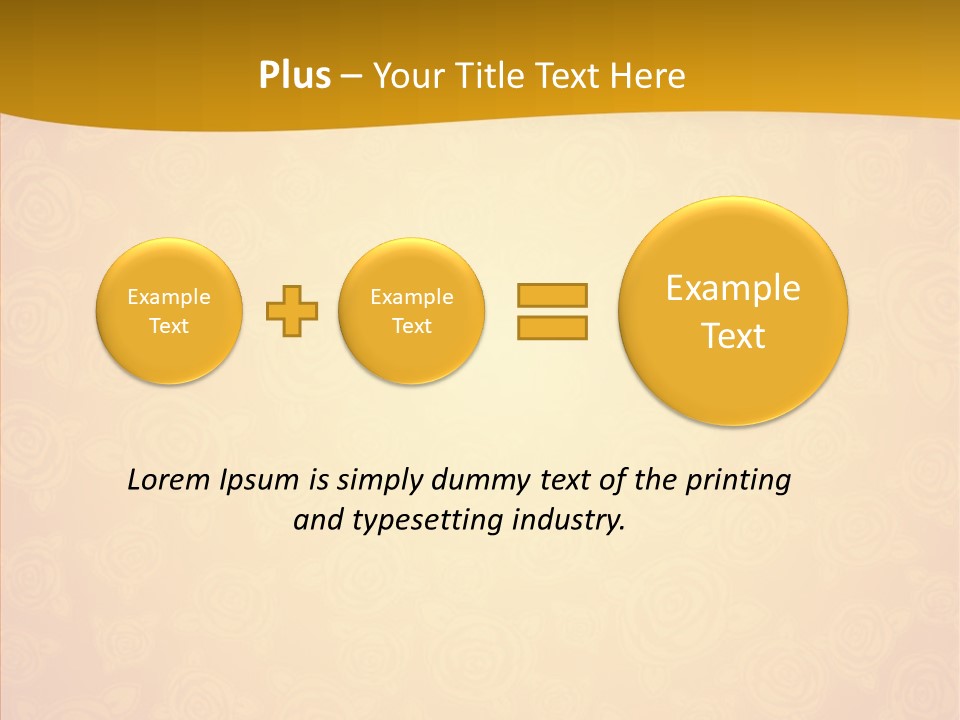 Decorative Wallpaper Invitation PowerPoint Template