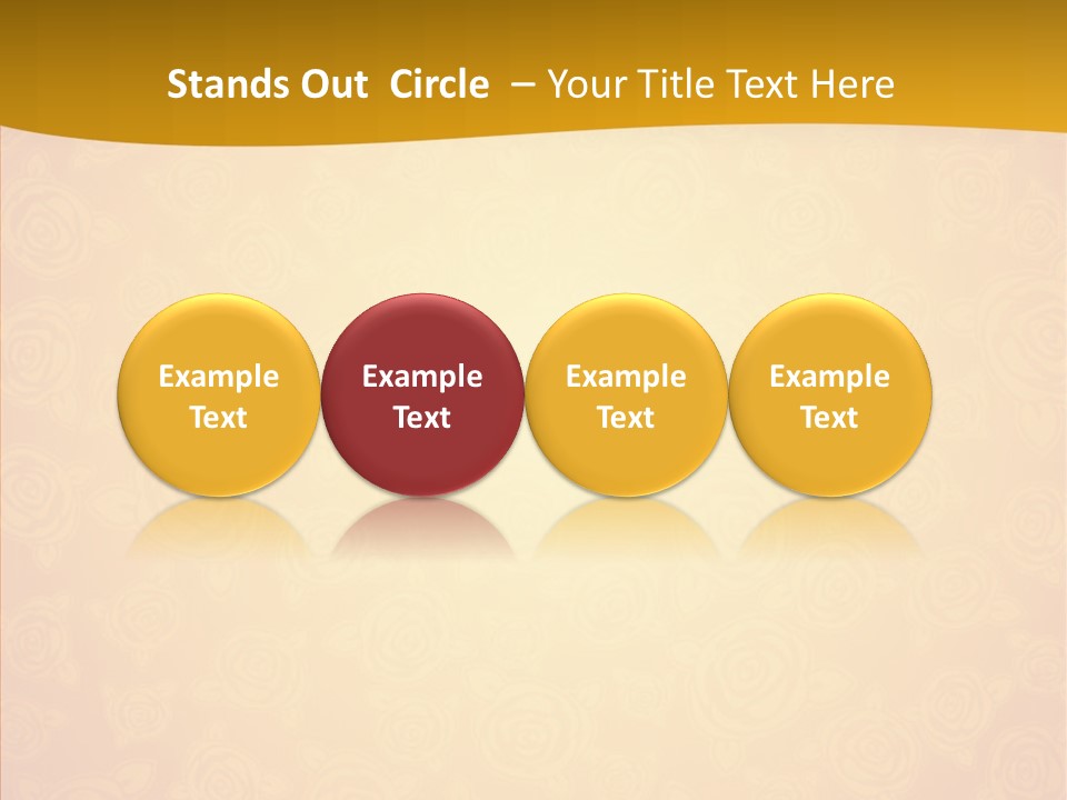 Decorative Wallpaper Invitation PowerPoint Template