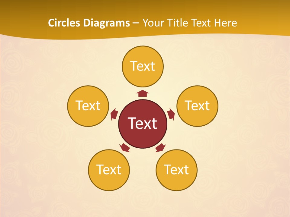 Decorative Wallpaper Invitation PowerPoint Template