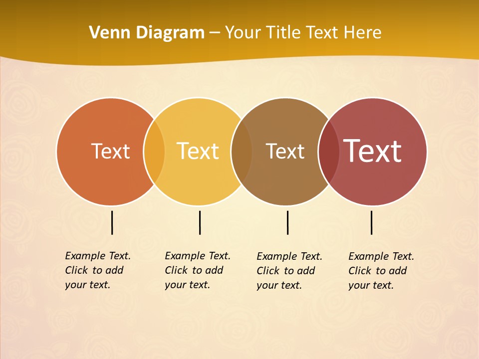 Decorative Wallpaper Invitation PowerPoint Template