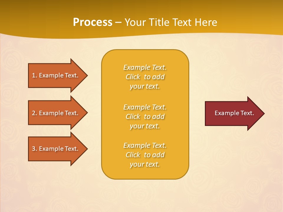 Decorative Wallpaper Invitation PowerPoint Template