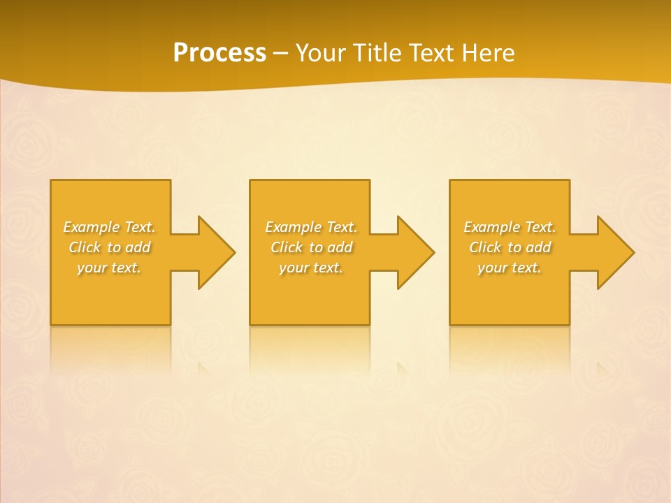 Decorative Wallpaper Invitation PowerPoint Template