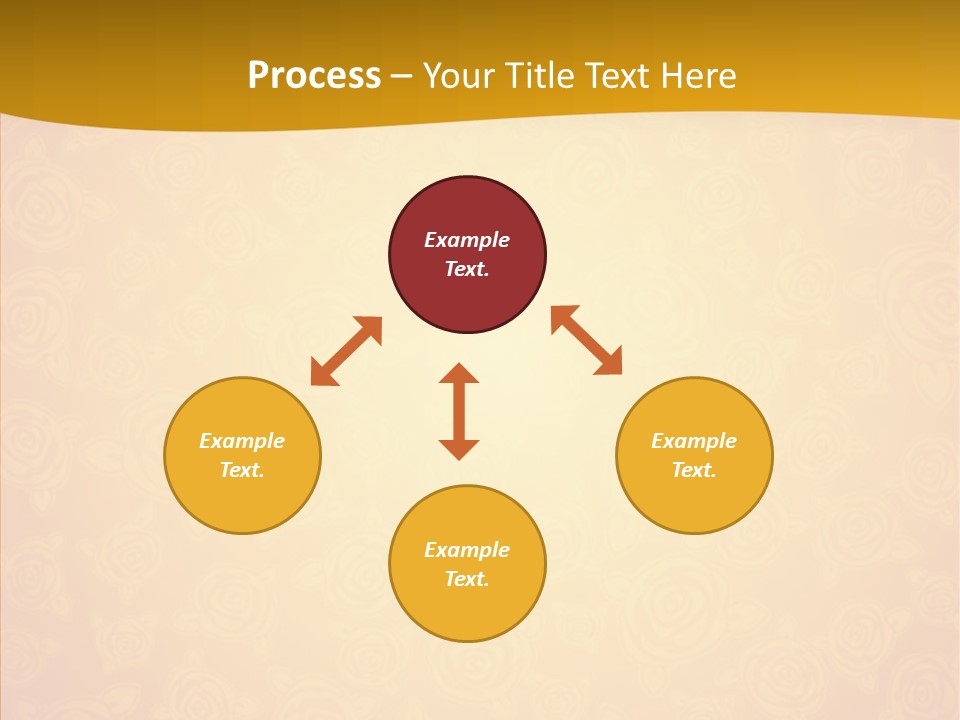 Decorative Wallpaper Invitation PowerPoint Template