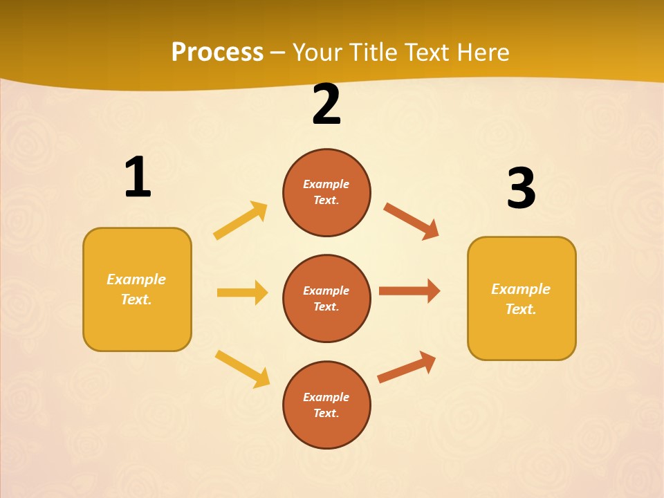 Decorative Wallpaper Invitation PowerPoint Template