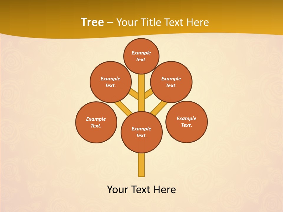 Decorative Wallpaper Invitation PowerPoint Template