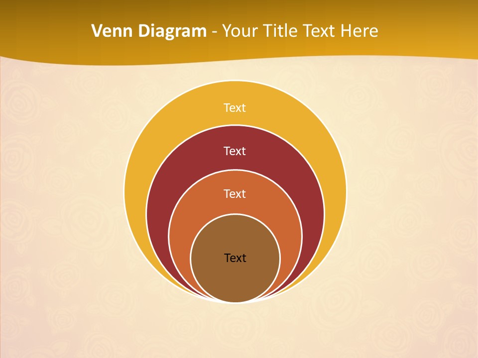 Decorative Wallpaper Invitation PowerPoint Template