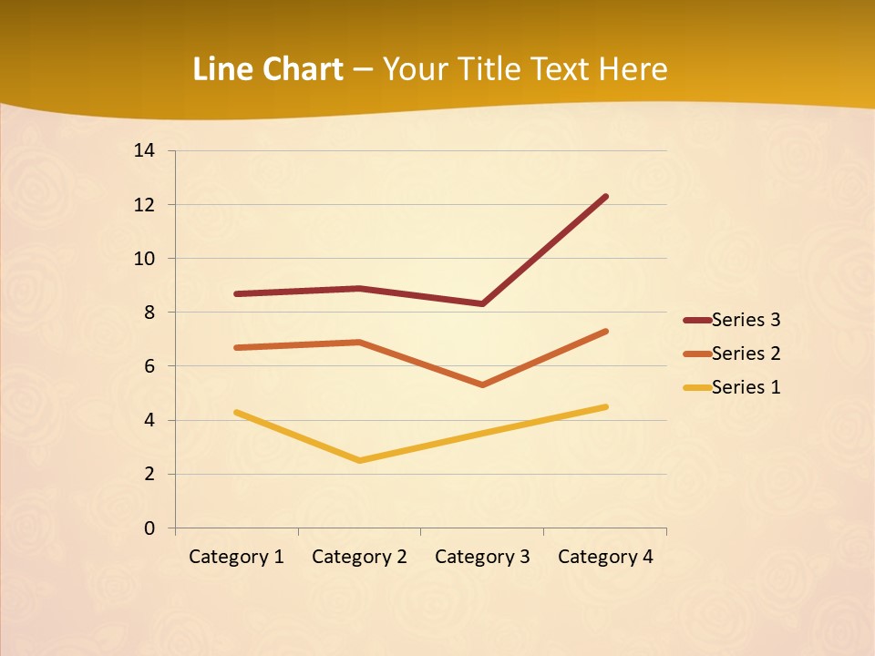 Decorative Wallpaper Invitation PowerPoint Template