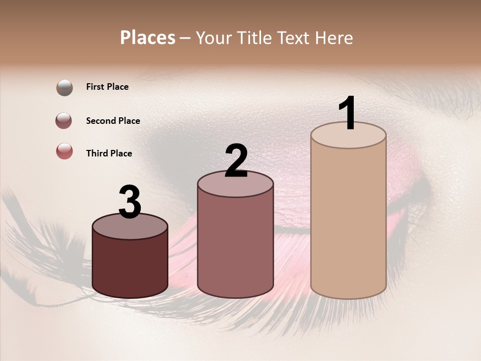 Eyeshadow Lid Beauty PowerPoint Template