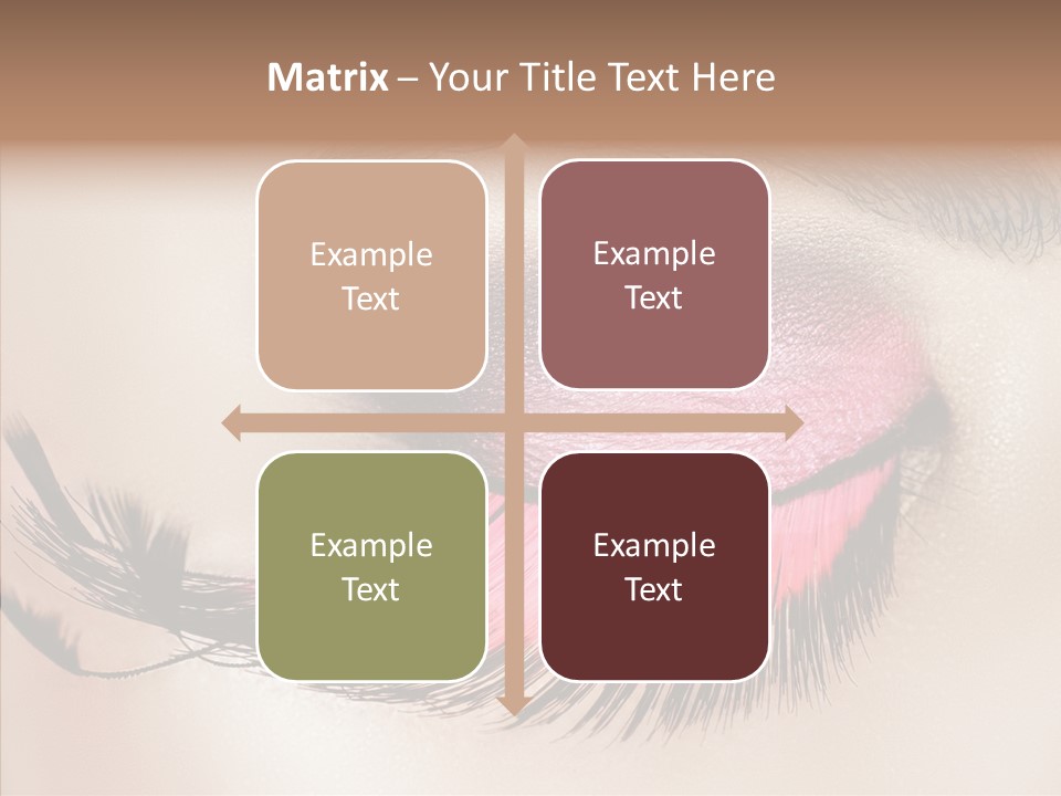 Eyeshadow Lid Beauty PowerPoint Template