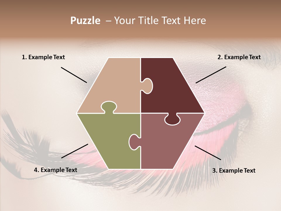 Eyeshadow Lid Beauty PowerPoint Template