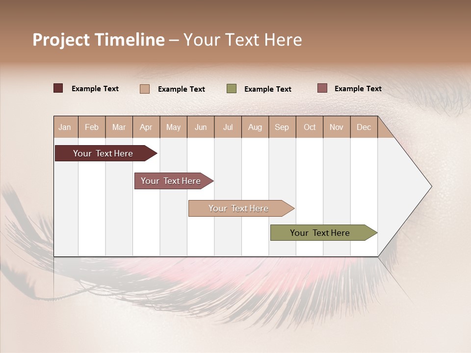 Eyeshadow Lid Beauty PowerPoint Template