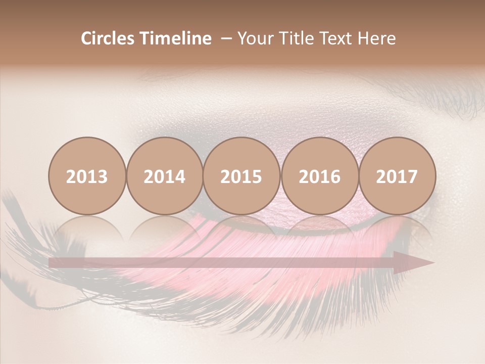 Eyeshadow Lid Beauty PowerPoint Template