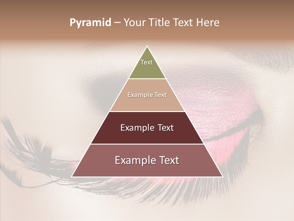 Eyeshadow Lid Beauty PowerPoint Template