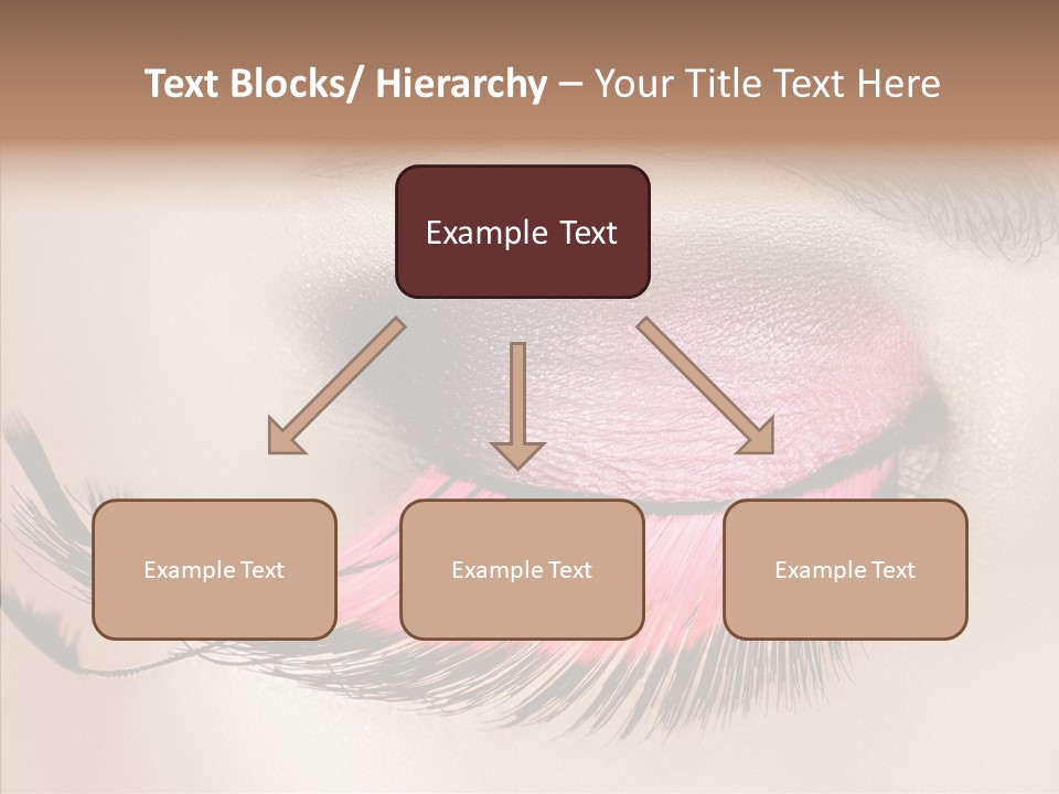 Eyeshadow Lid Beauty PowerPoint Template