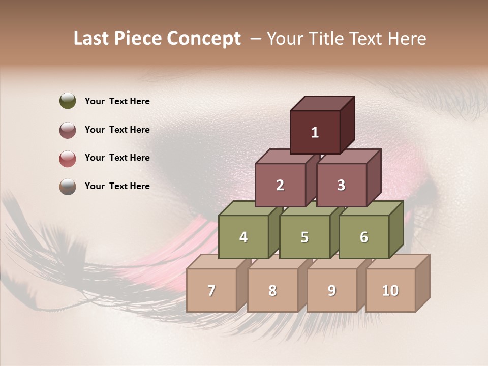 Eyeshadow Lid Beauty PowerPoint Template