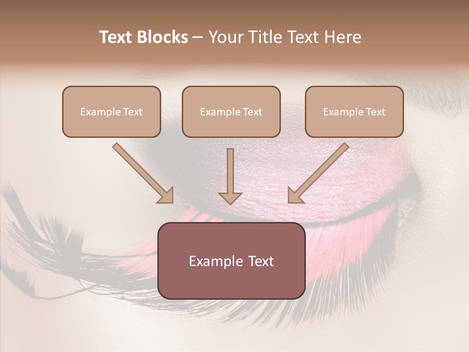 Eyeshadow Lid Beauty PowerPoint Template