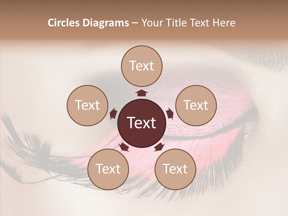 Eyeshadow Lid Beauty PowerPoint Template